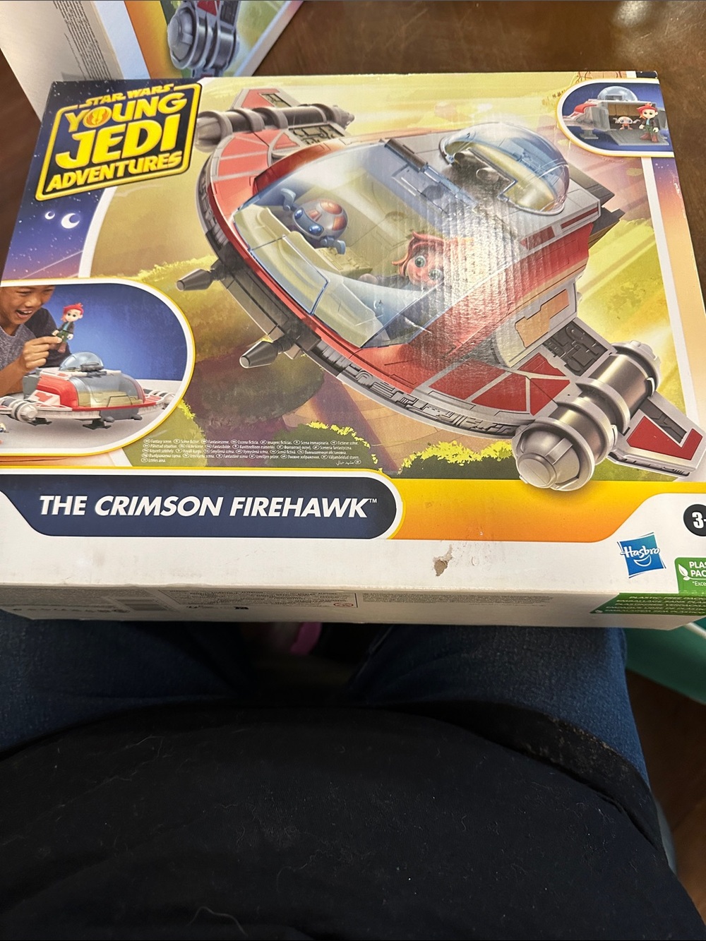 Hasbro Star Wars Young Jedi Adventures Crimson Firehawk - Red and Silver Playset